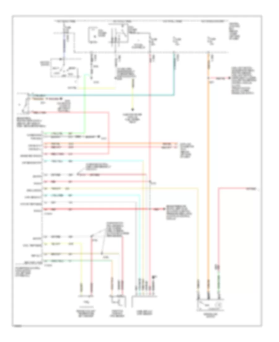 6.0L Diesel, AT Wiring Diagram (1 of 2) for Ford Excursion 2003