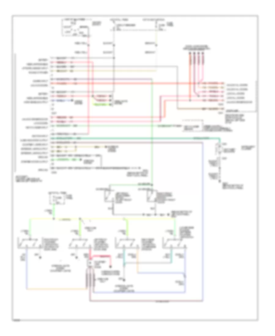 Anti-theft Wiring Diagram for Ford Pickup F350 1993
