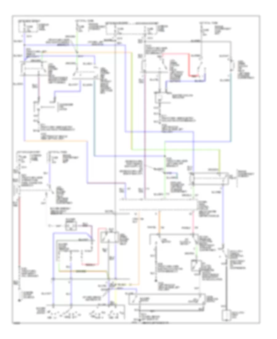 2.5L, AC Wiring Diagram for Ford Probe 1997