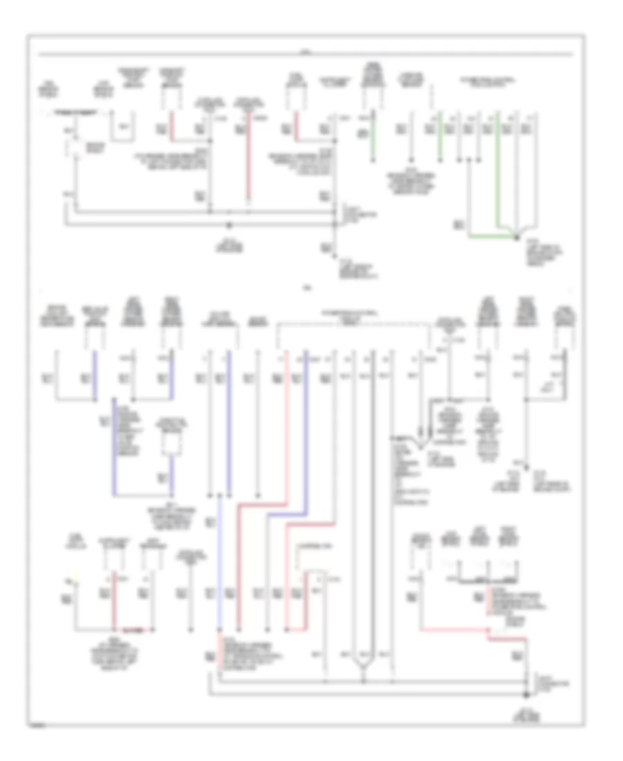 Ground Distribution Wiring Diagram 3 of 4 for Ford Probe 1997