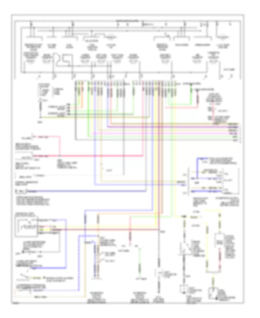 Instrument Cluster Wiring Diagram 1 of 2 for Ford Probe 1997