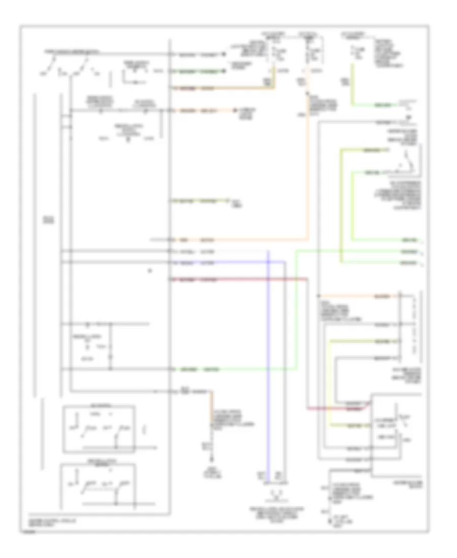 2.3L, Manual AC Wiring Diagram (1 of 2) for Ford Focus LX 2004