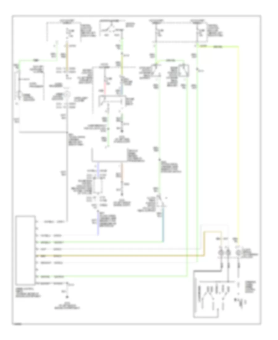 Cruise Control Wiring Diagram, MT for Ford Focus LX 2004