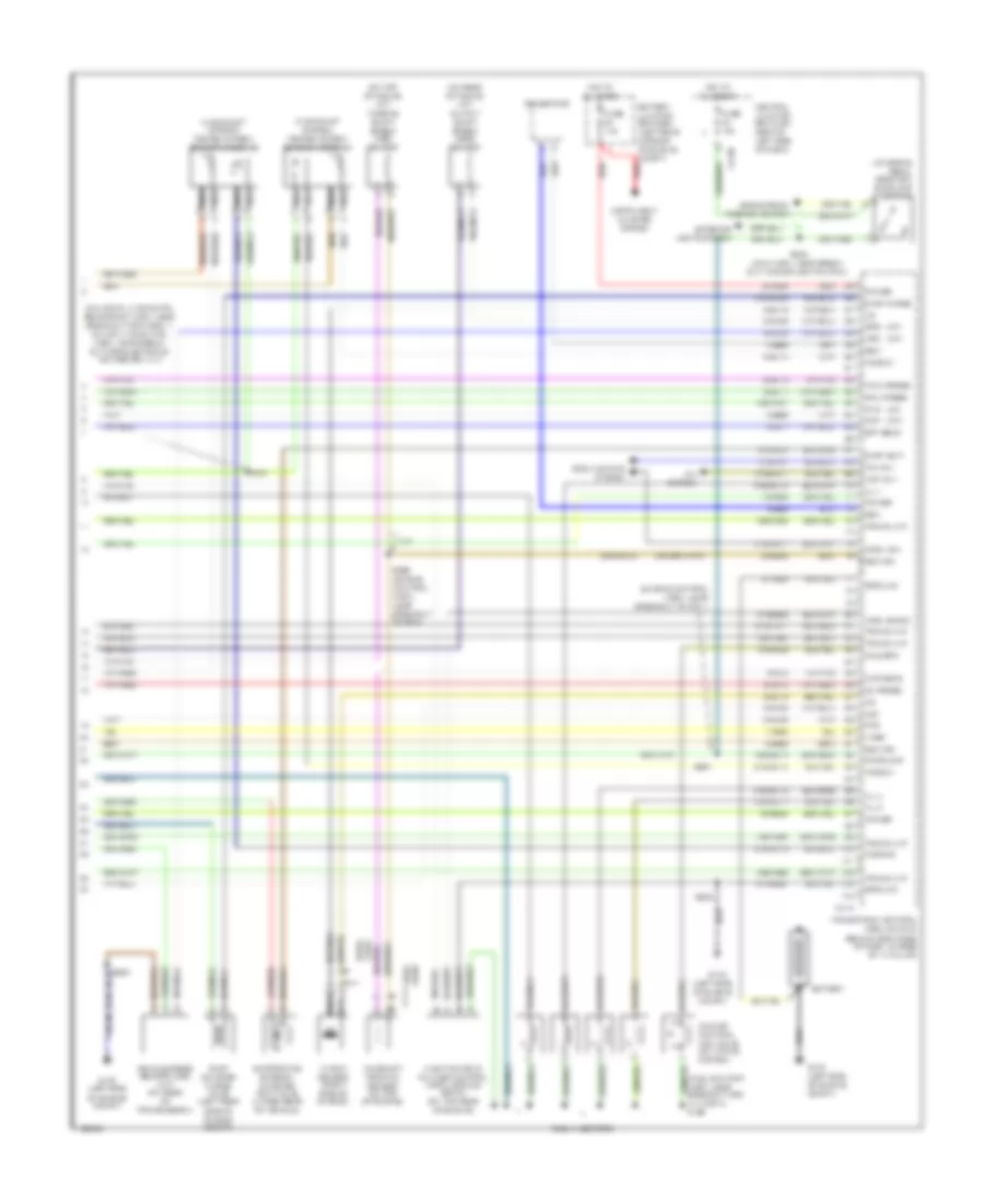 2.0L DOHC, Engine Performance Wiring Diagram, Except SVT (3 of 3) for Ford Focus LX 2004