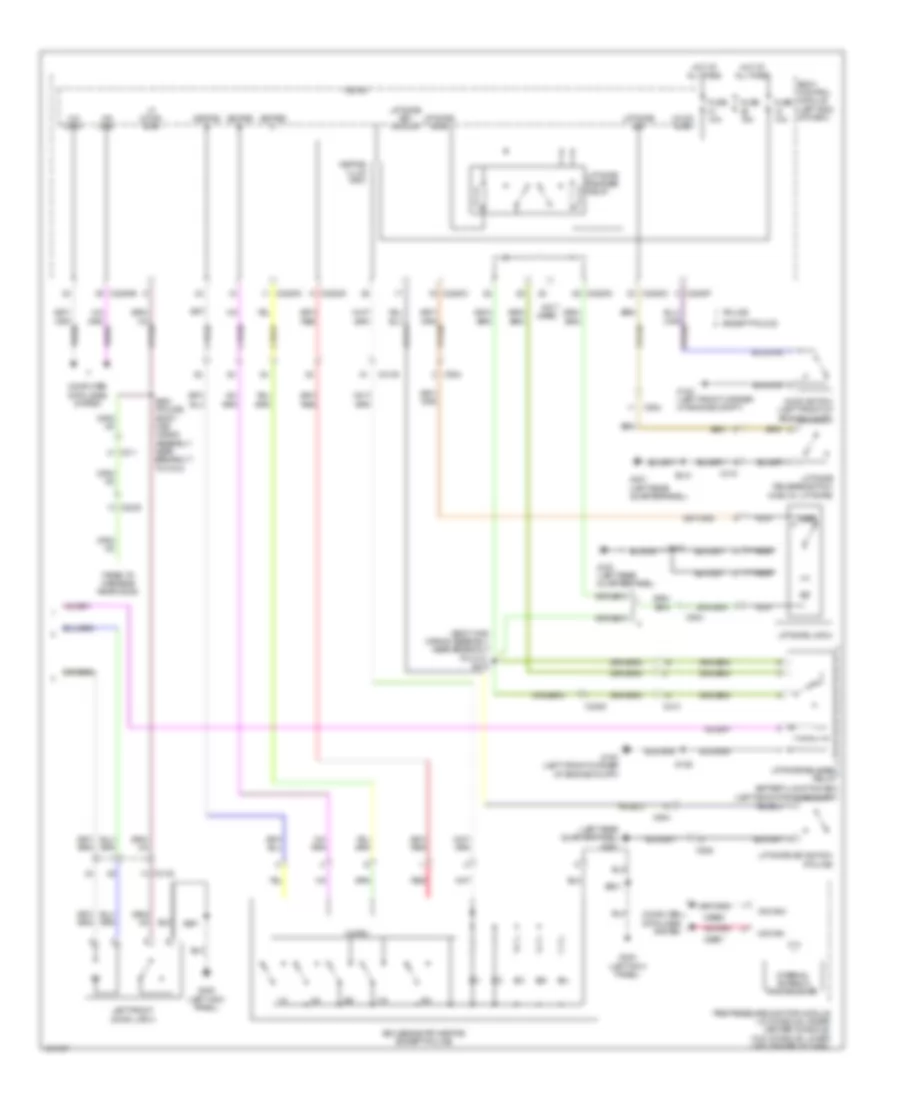 Forced Entry Wiring Diagram, without Intelligent Access (2 of 2) for Ford Explorer Limited 2014