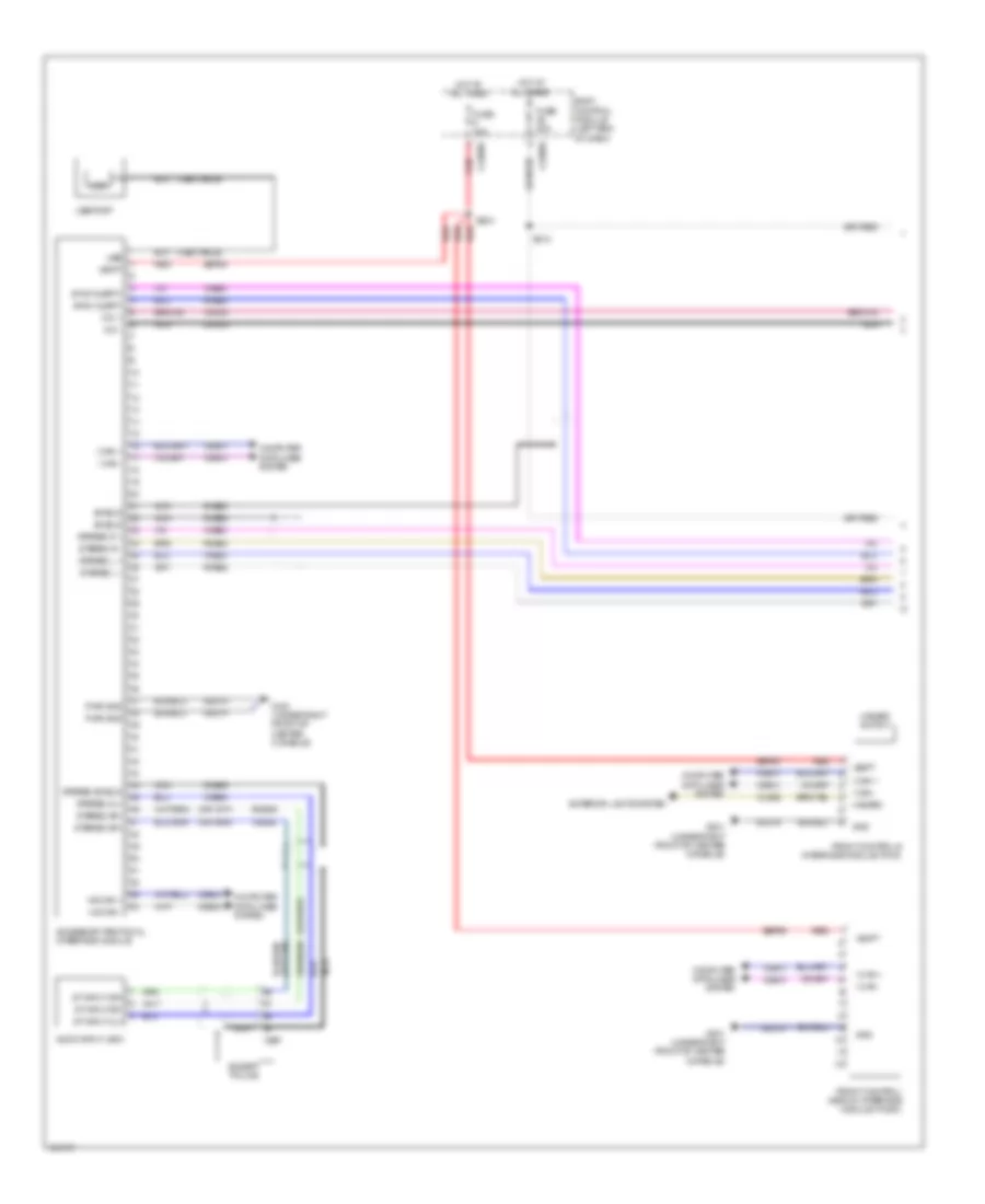 SYNC Radio Wiring Diagram, with SYNC GEN 1 (1 of 2) for Ford Explorer Limited 2014