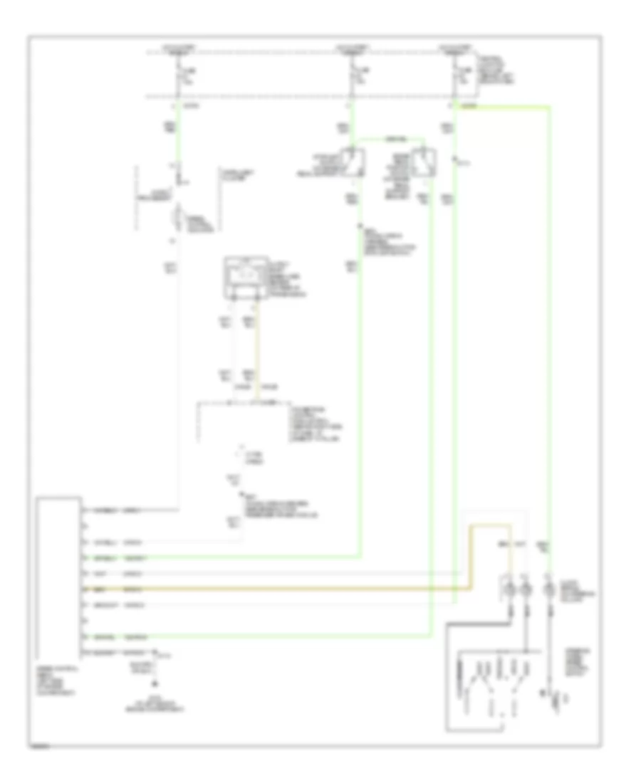 Cruise Control Wiring Diagram A T for Ford Focus ZX3 S 2005