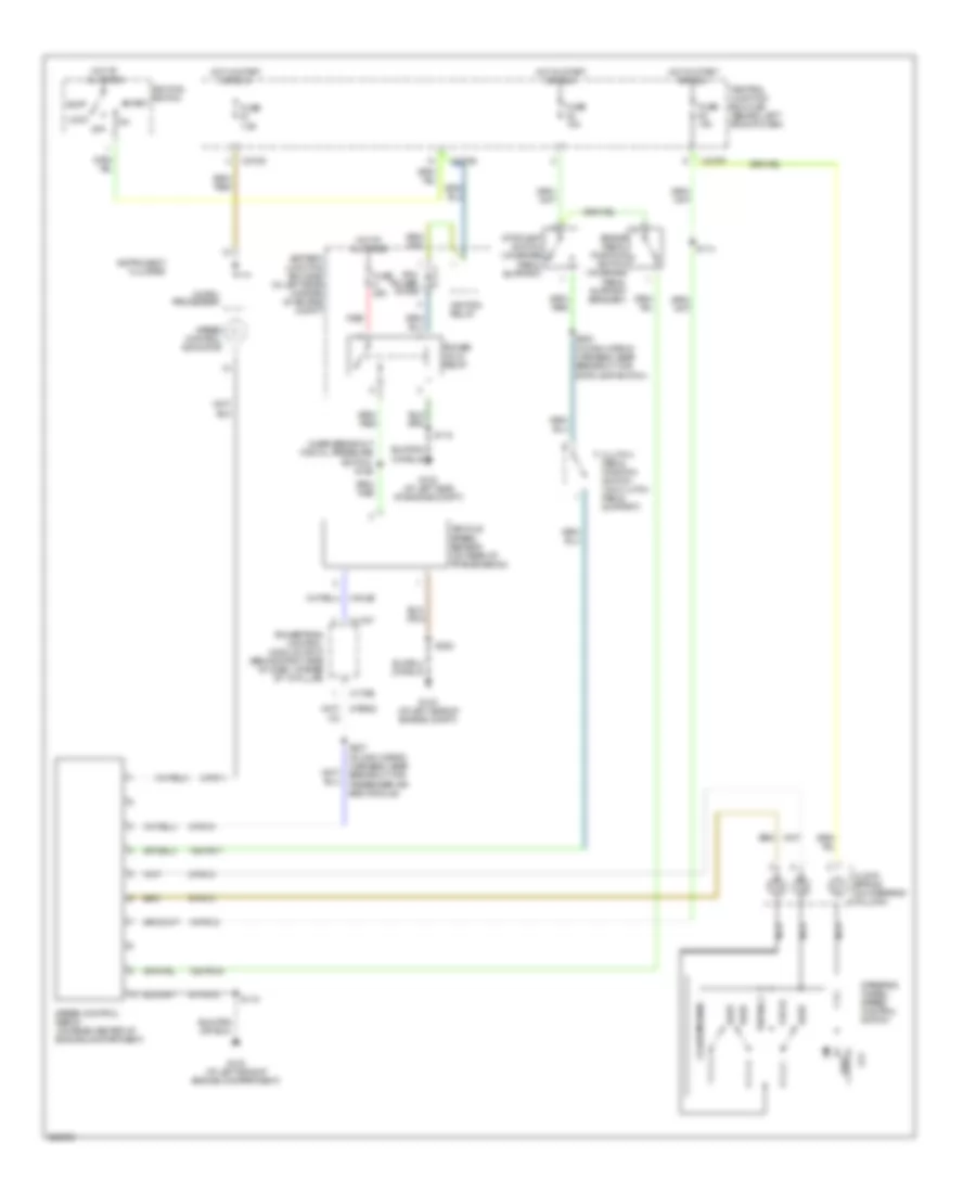Cruise Control Wiring Diagram M T for Ford Focus ZX3 S 2005
