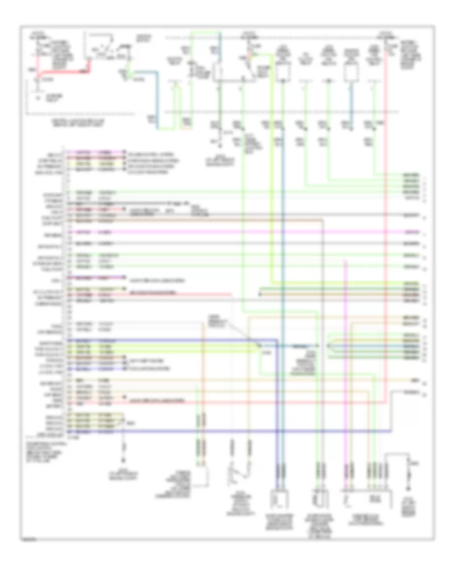 Engine Performance Wiring Diagram 1 of 4 for Ford Focus ZX3 S 2005