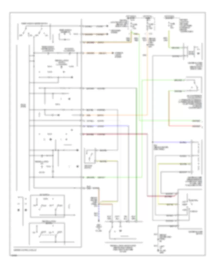 Manual AC Wiring Diagram (1 of 2) for Ford Focus LX 2001