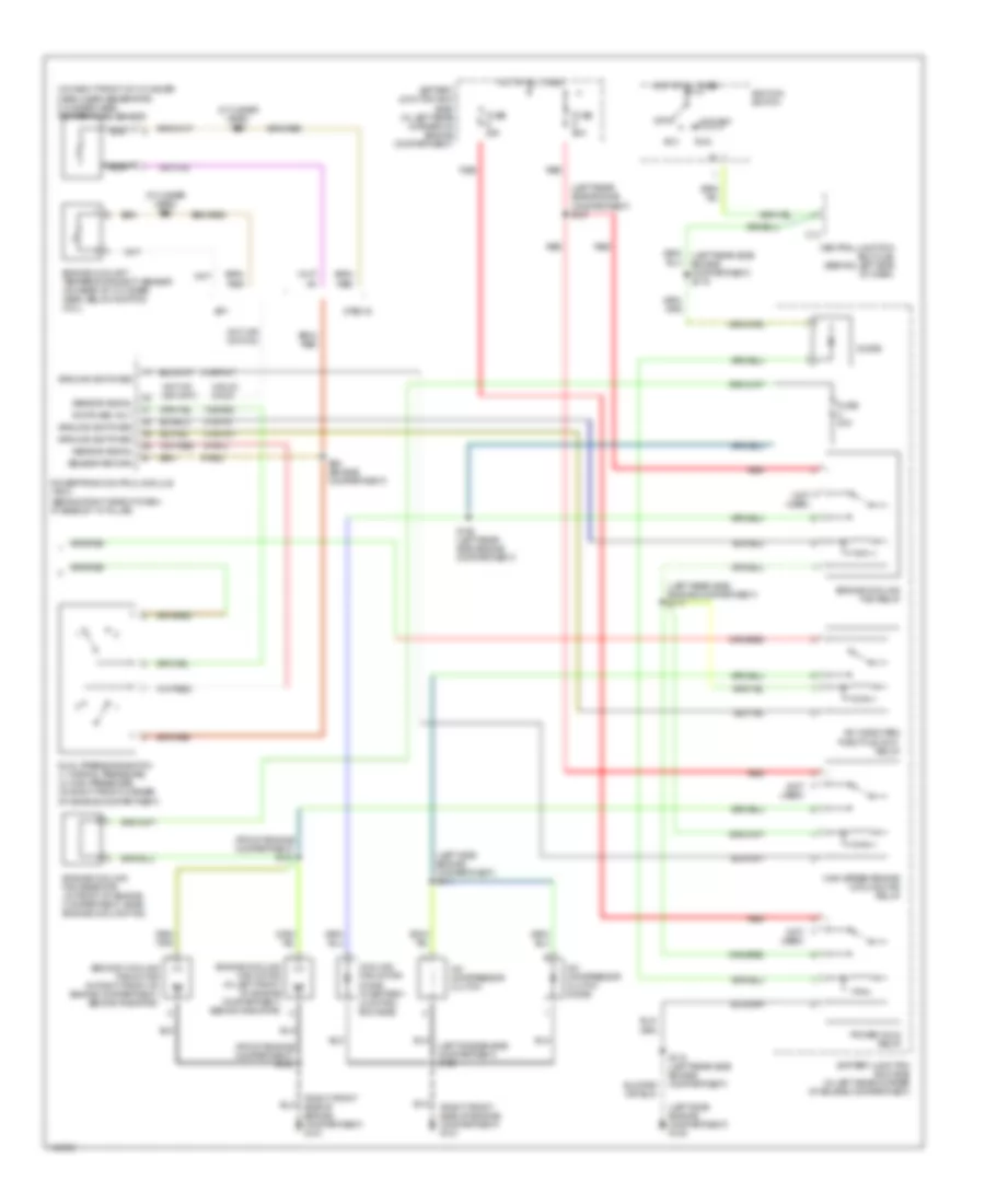 Manual A C Wiring Diagram 2 of 2 for Ford Focus LX 2001