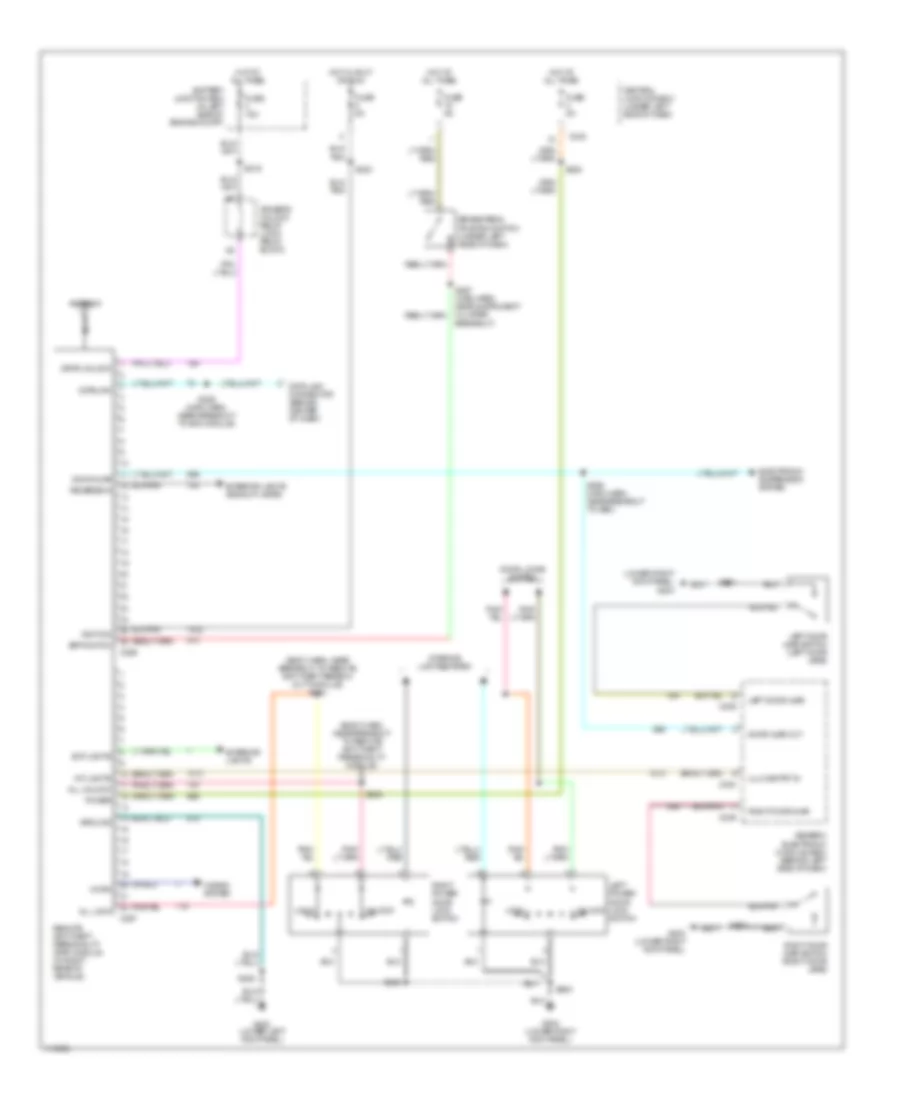 Forced Entry Wiring Diagram for Ford Pickup F250 1999