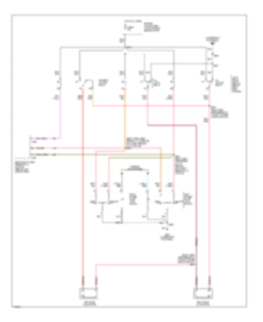 Keyless Entry Wiring Diagram for Ford Pickup F250 1999