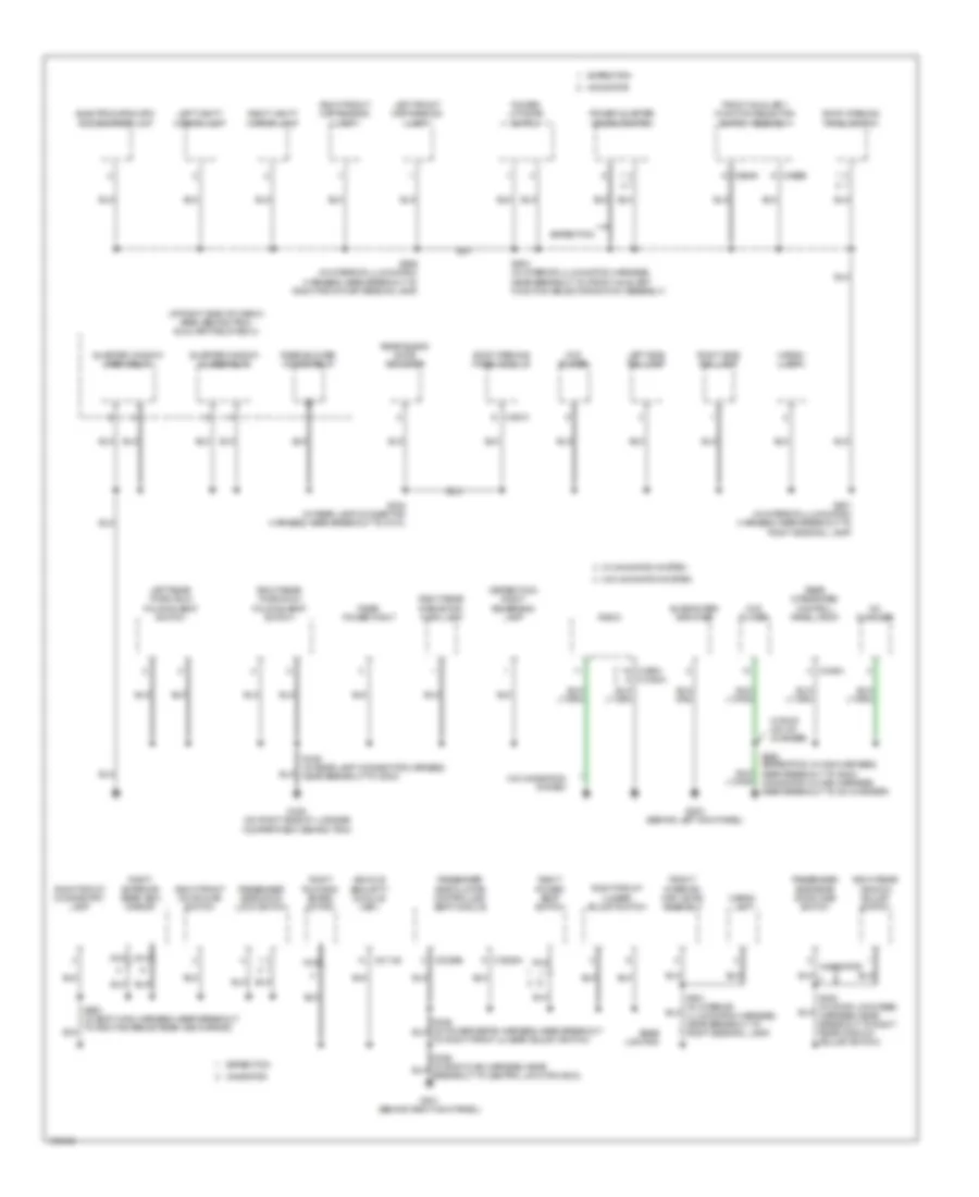 Ground Distribution Wiring Diagram (4 of 4) for Ford Expedition 2003