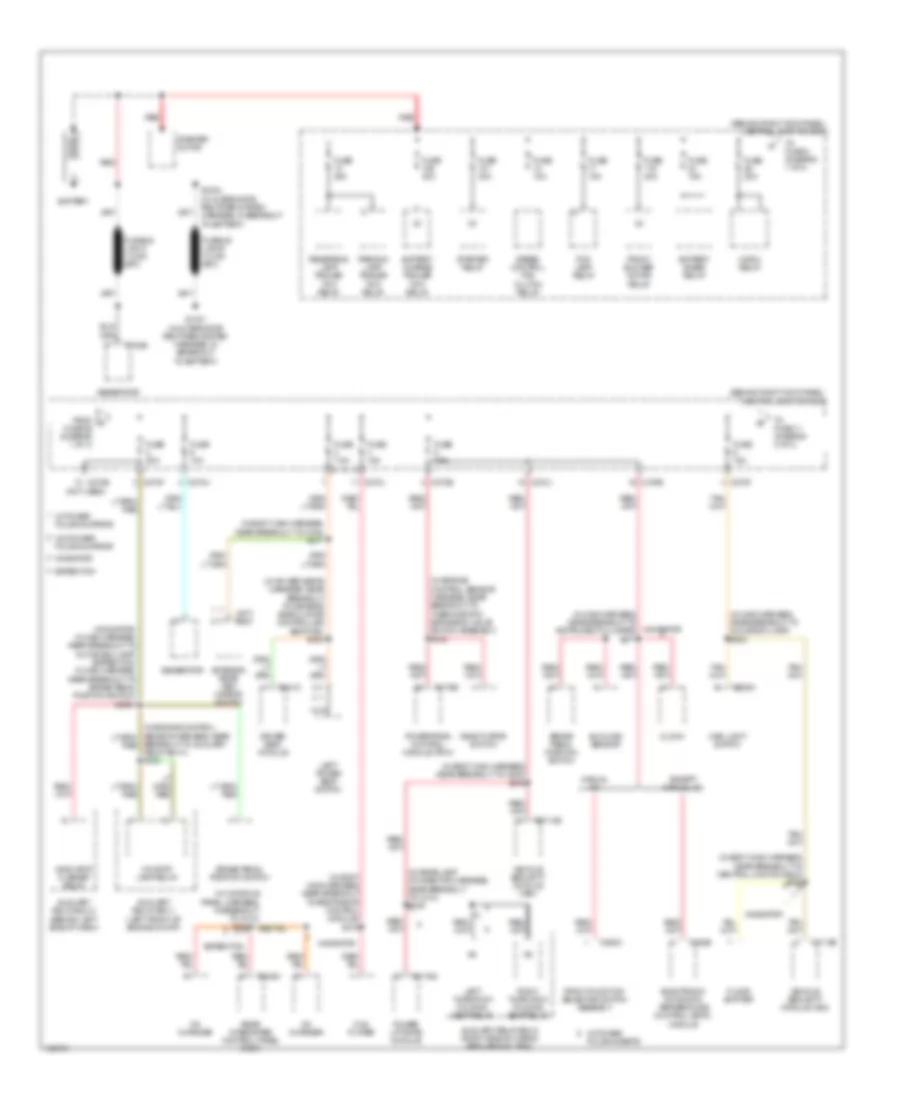 Power Distribution Wiring Diagram 1 of 4 for Ford Expedition 2003