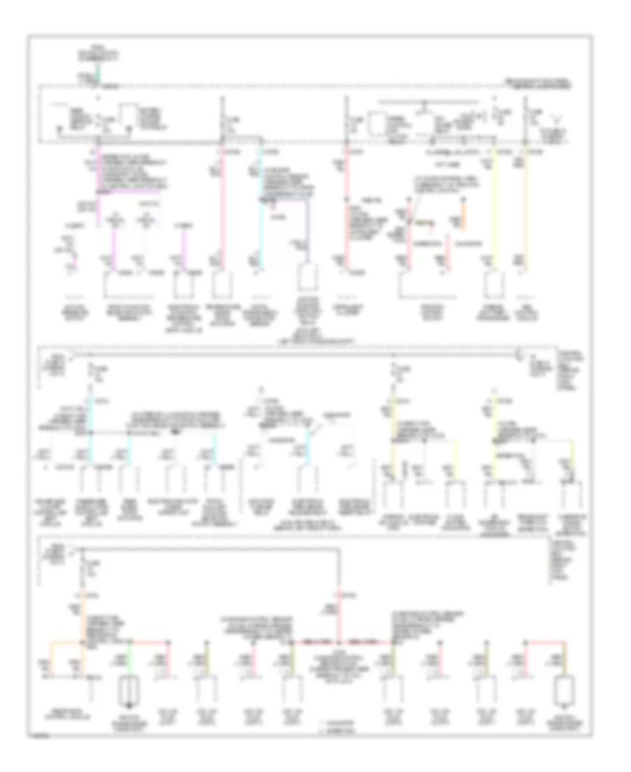 Power Distribution Wiring Diagram (4 of 4) for Ford Expedition 2003