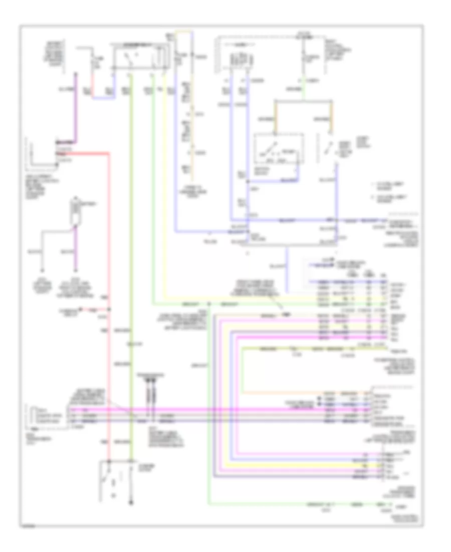 Starting Wiring Diagram for Ford Explorer Sport 2014