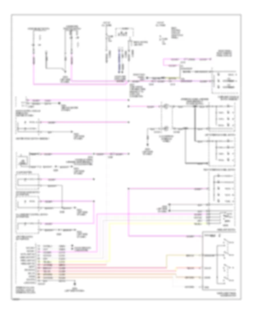 Instrument Illumination Wiring Diagram for Ford F-150 STX 2013