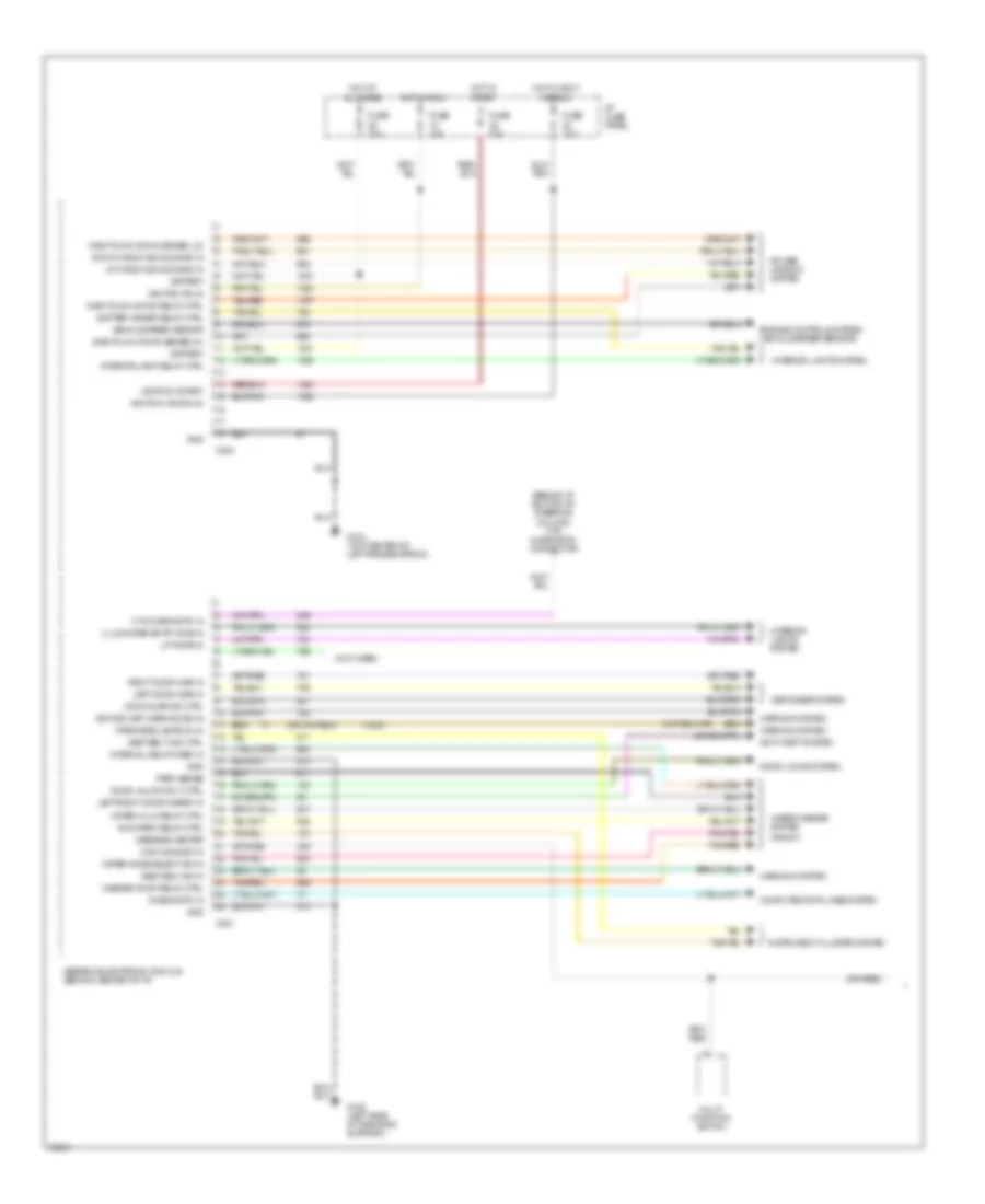 Body Computer Wiring Diagrams 1 of 2 for Ford Ranger 1995