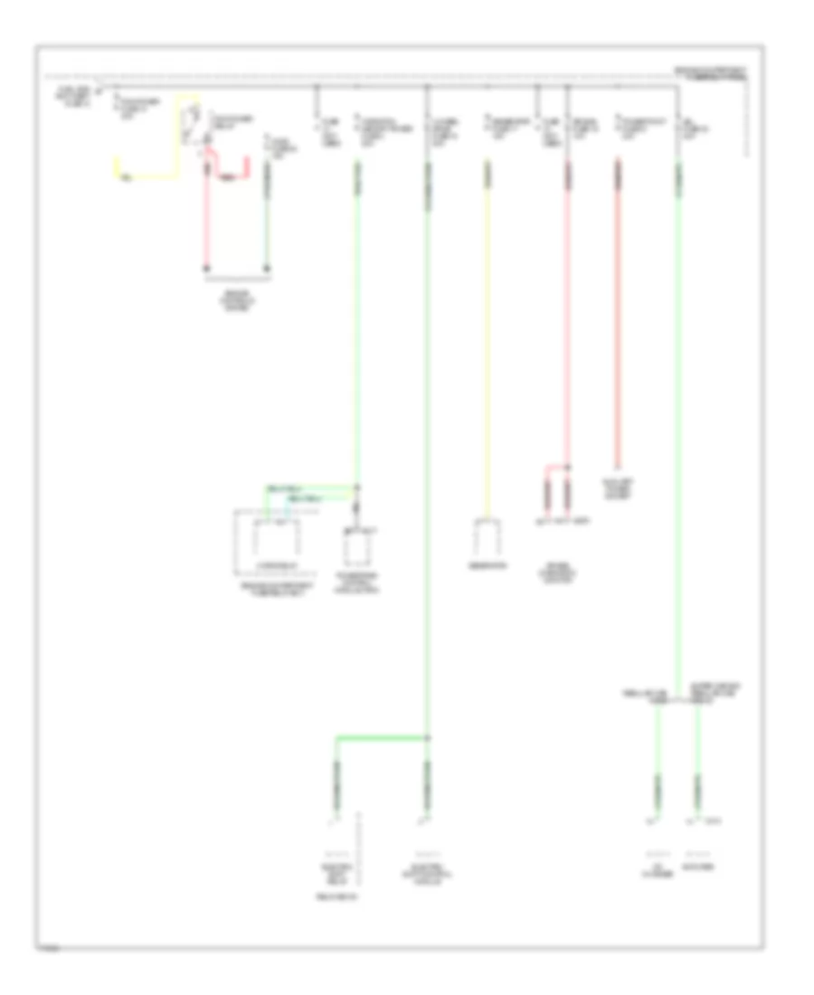 Power Distribution Wiring Diagram (3 of 3) for Ford Ranger 1995