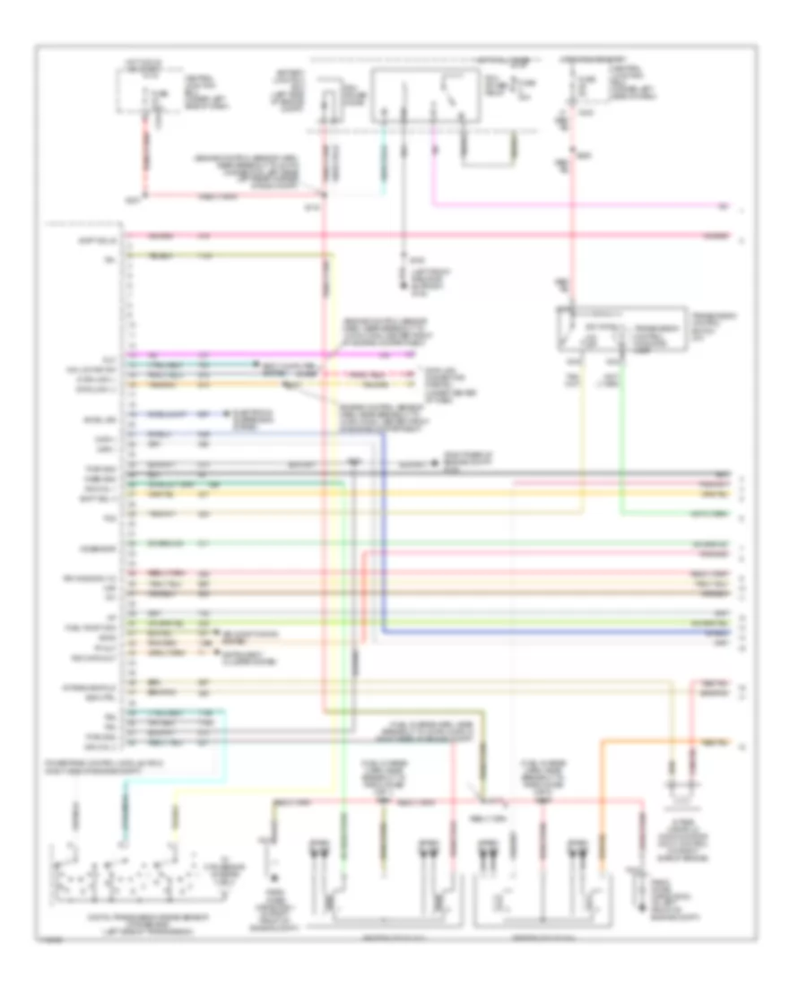 4.6L, Engine Performance Wiring Diagrams (1 of 4) for Ford Pickup F250 Super Duty 1999