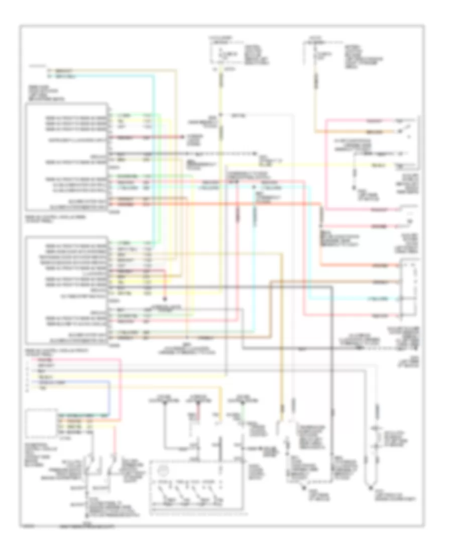 Automatic A C Wiring Diagram 2 of 2 for Ford Explorer 2003