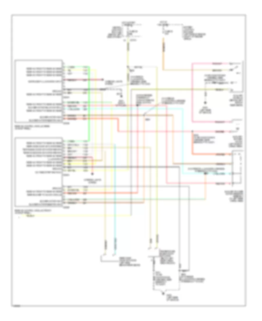 Manual A C Wiring Diagram without Sliding Roof 2 of 2 for Ford Explorer 2003