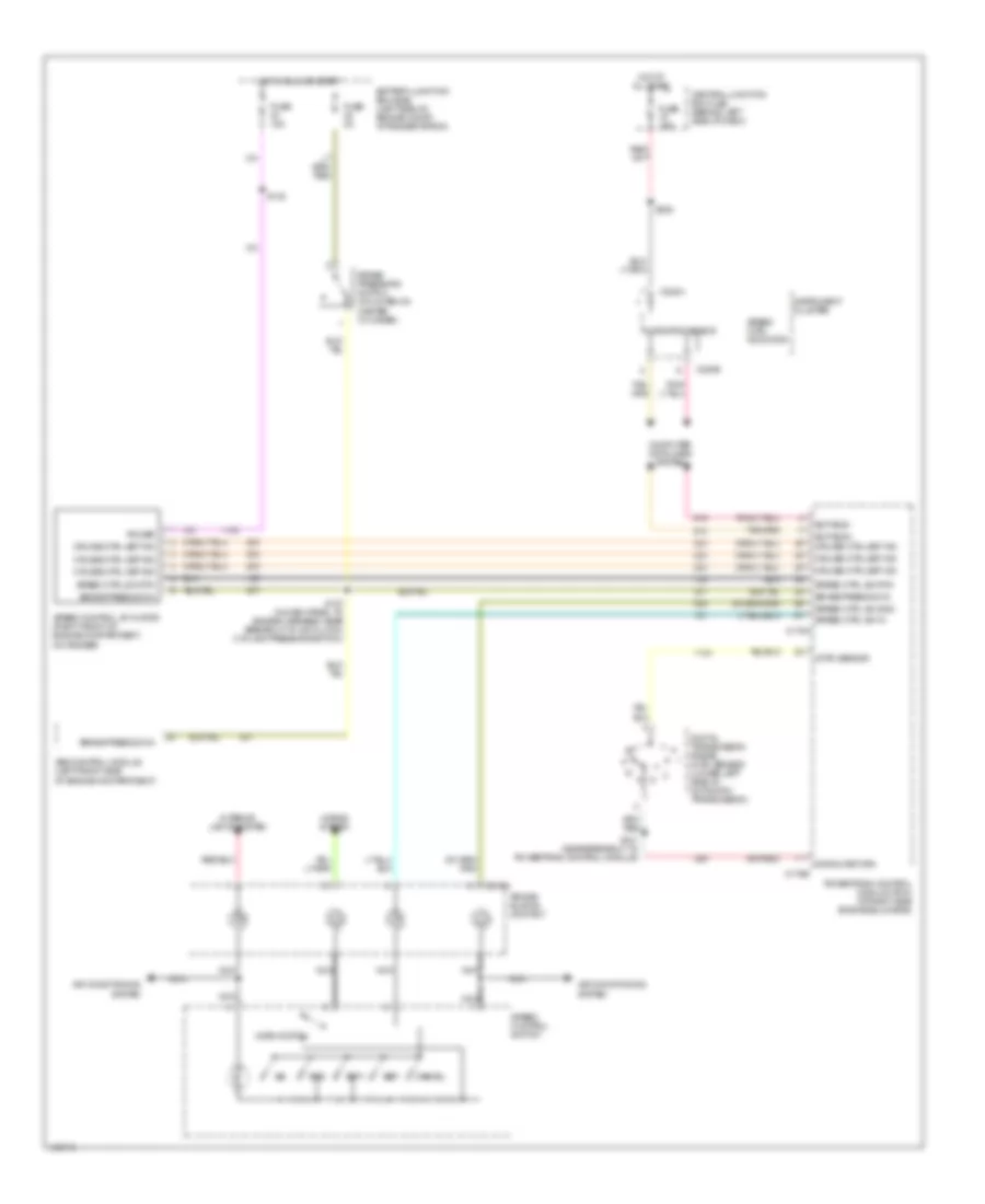 Cruise Control Wiring Diagram, without IVD for Ford Explorer 2003