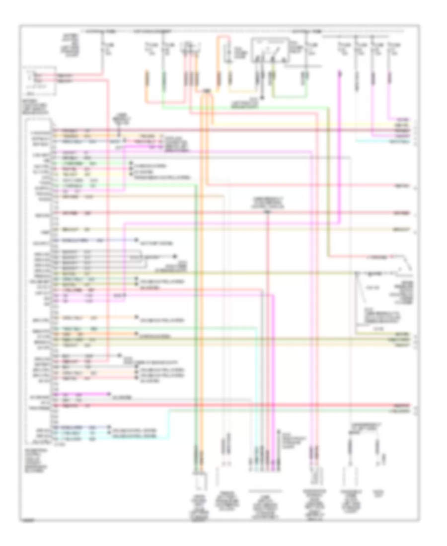 4.6L, Engine Performance Wiring Diagram (1 of 4) for Ford Explorer 2003