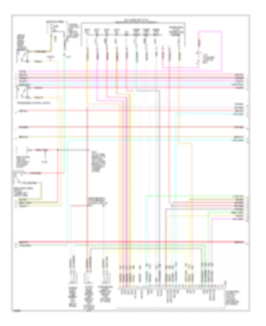4.6L, Engine Performance Wiring Diagram (2 of 4) for Ford Explorer 2003