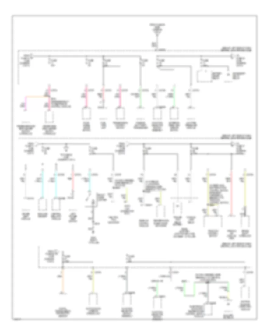 Power Distribution Wiring Diagram (4 of 4) for Ford Explorer 2003