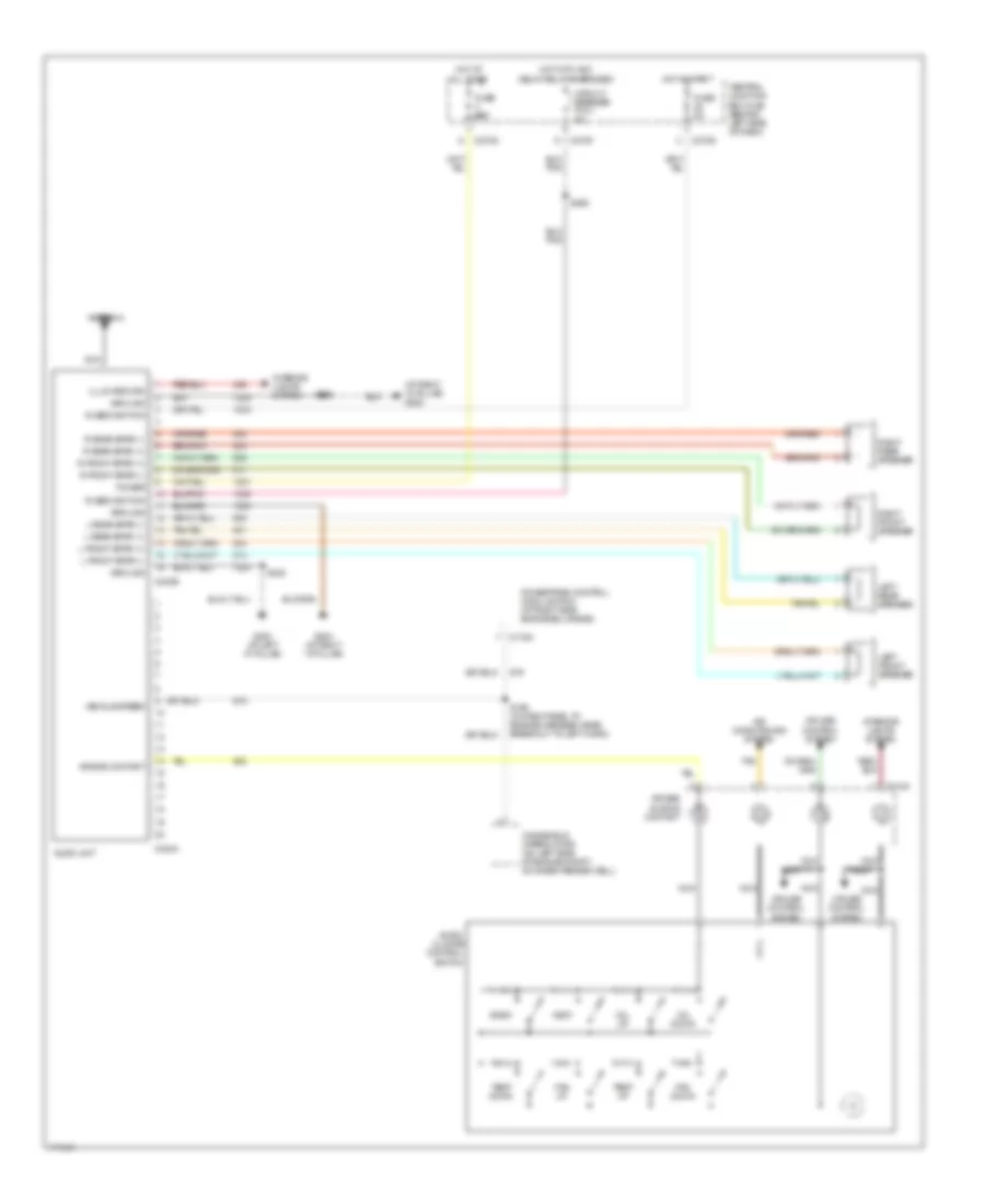 Base Radio Wiring Diagram for Ford Explorer 2003