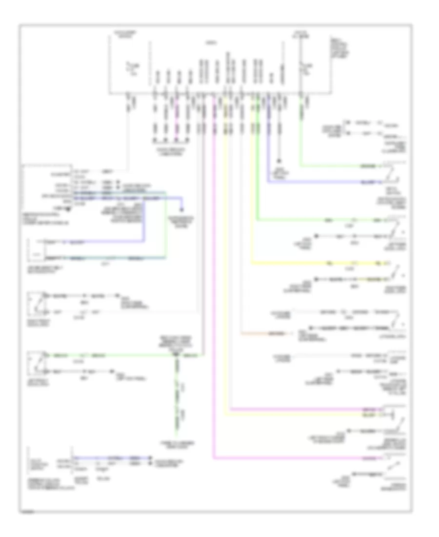 Chime Wiring Diagram for Ford Explorer XLT 2014