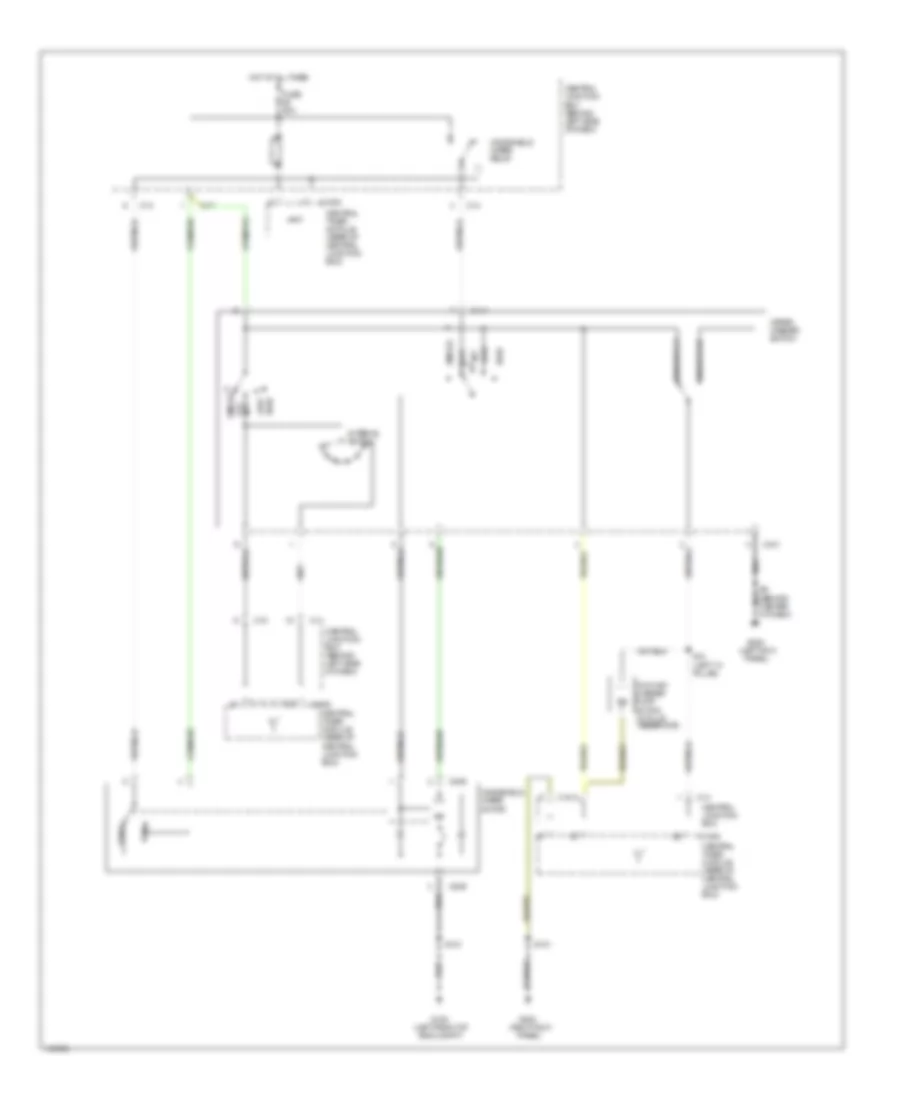 Intermittent WiperWasher Wiring Diagram for Ford Focus ZTS 2001