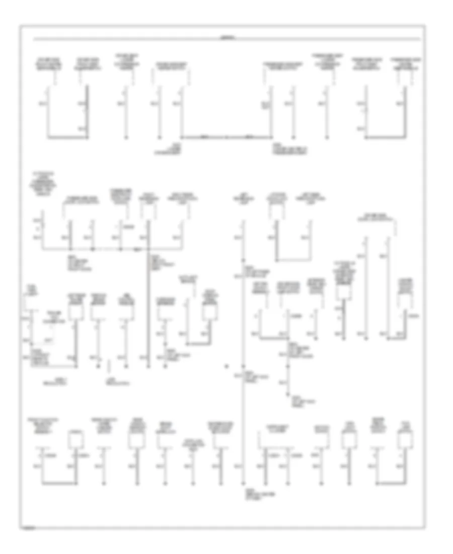 Ground Distribution Wiring Diagram 2 of 4 for Ford Explorer Sport 2003
