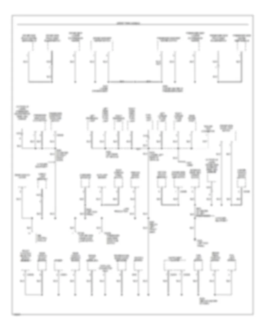 Ground Distribution Wiring Diagram 3 of 4 for Ford Explorer Sport 2003