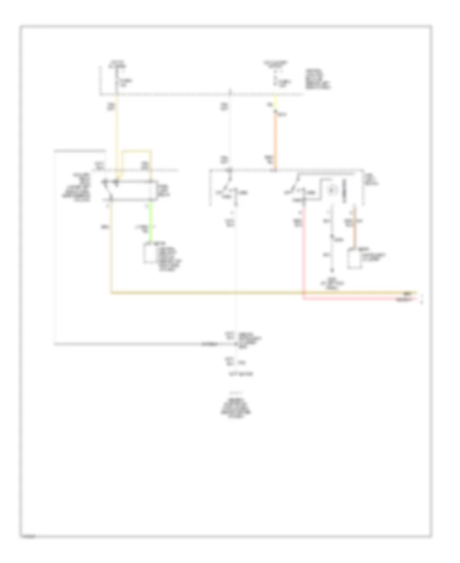 Instrument Illumination Wiring Diagram, XLT without Autolamps (1 of 2) for Ford Explorer Sport 2003