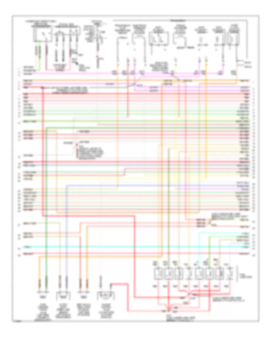 5.4L, Engine Performance Wiring Diagrams (3 of 4) for Ford Pickup F350 Super Duty 1999