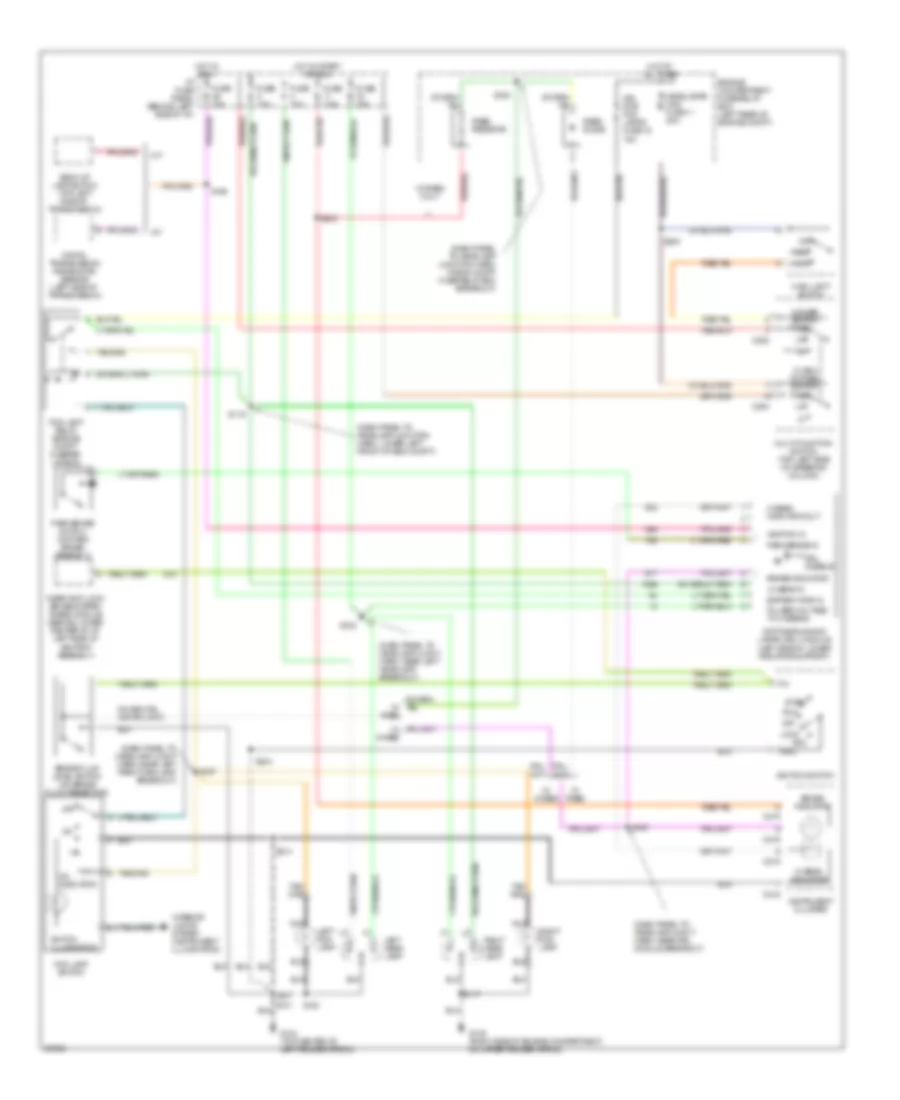 Headlight Wiring Diagram with DRL for Ford Ranger 1997