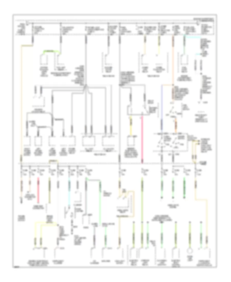 Power Distribution Wiring Diagram 2 of 3 for Ford Ranger 1997