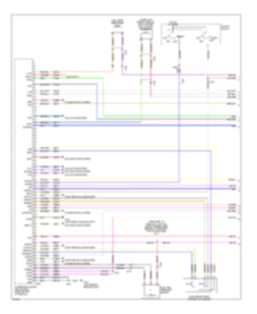 2.5L Hybrid, Engine Performance Wiring Diagram (1 of 6) for Ford Escape Hybrid 2012