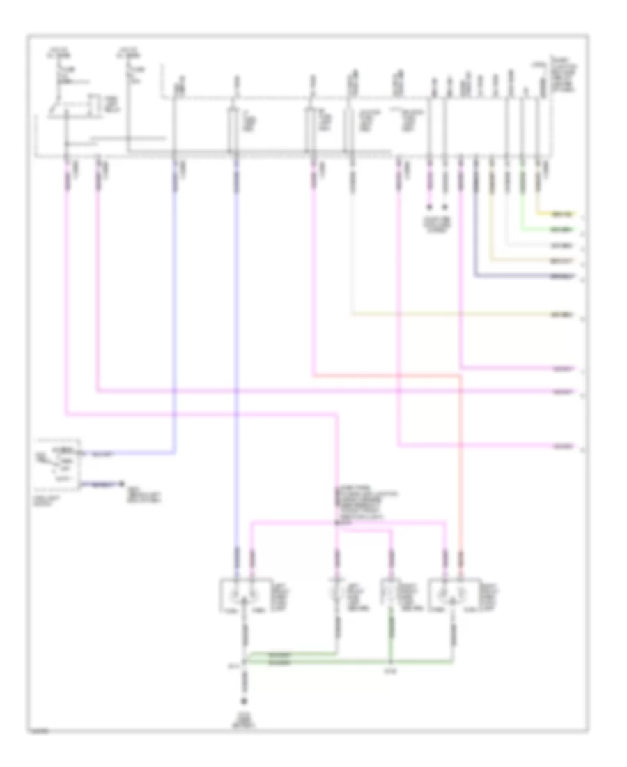 Exterior Lamps Wiring Diagram Hybrid 1 of 2 for Ford Escape Hybrid 2012