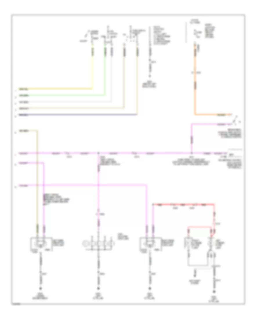 Exterior Lamps Wiring Diagram Hybrid 2 of 2 for Ford Escape Hybrid 2012