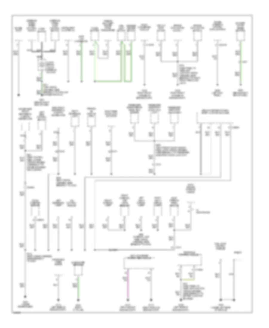 Ground Distribution Wiring Diagram, Hybrid (2 of 3) for Ford Escape Hybrid 2012