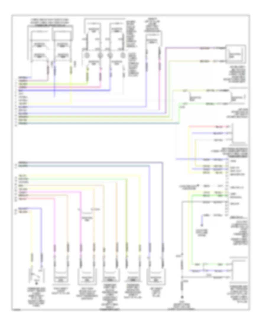Supplemental Restraints Wiring Diagram 2 of 2 for Ford Escape Hybrid 2012