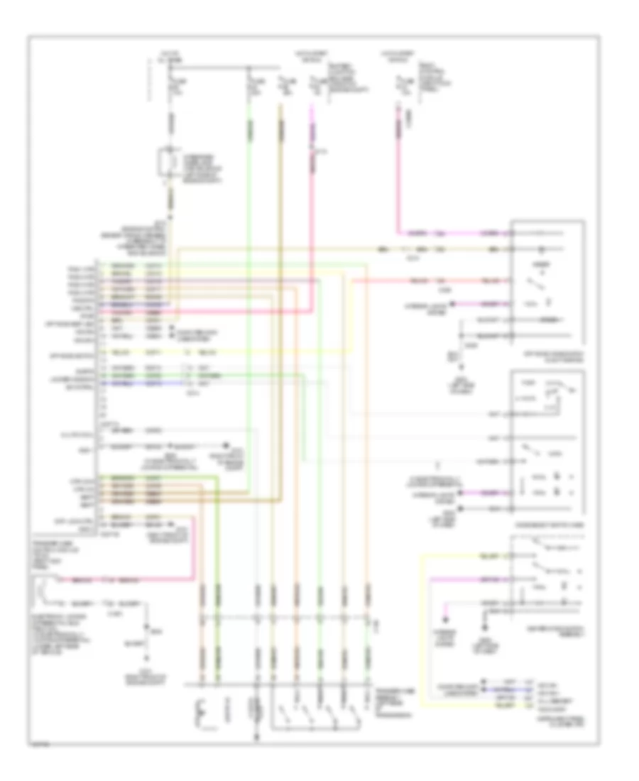 3.5L Turbo, AWD Wiring Diagram for Ford F-150 FX2 2014