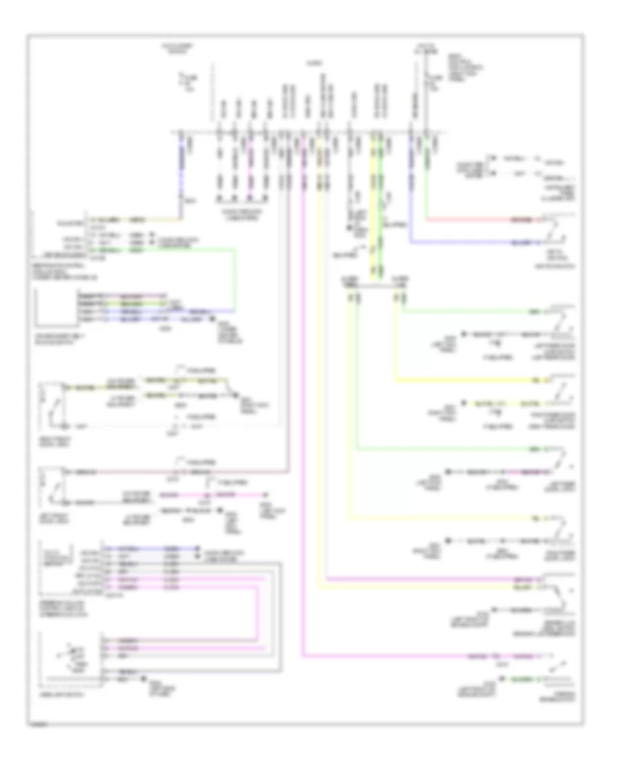 Chime Wiring Diagram for Ford F 150 FX2 2014