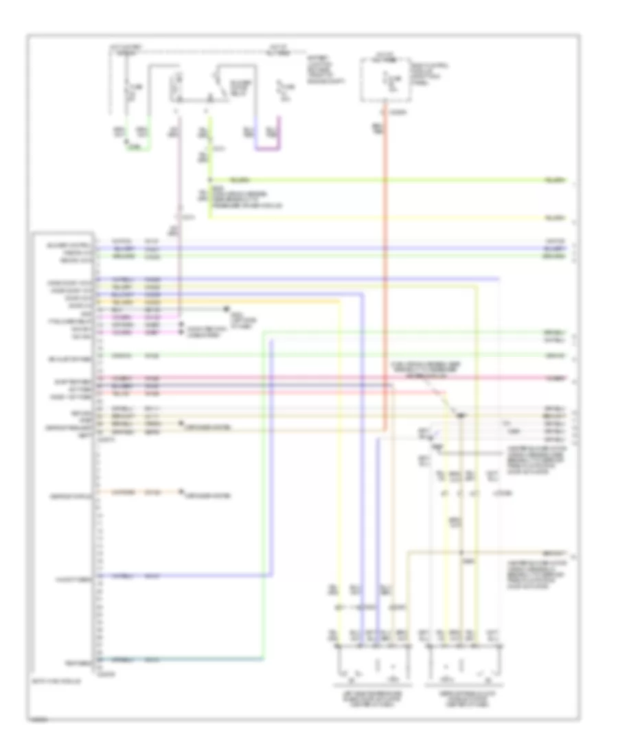 Manual AC Wiring Diagram, Except Base (1 of 3) for Ford F-150 FX2 2014