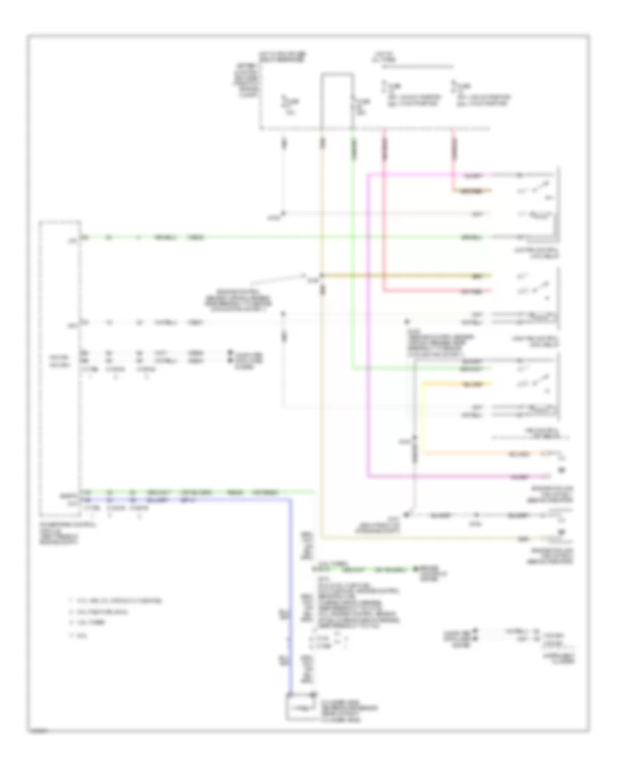 Cooling Fan Wiring Diagram for Ford F-150 FX2 2014
