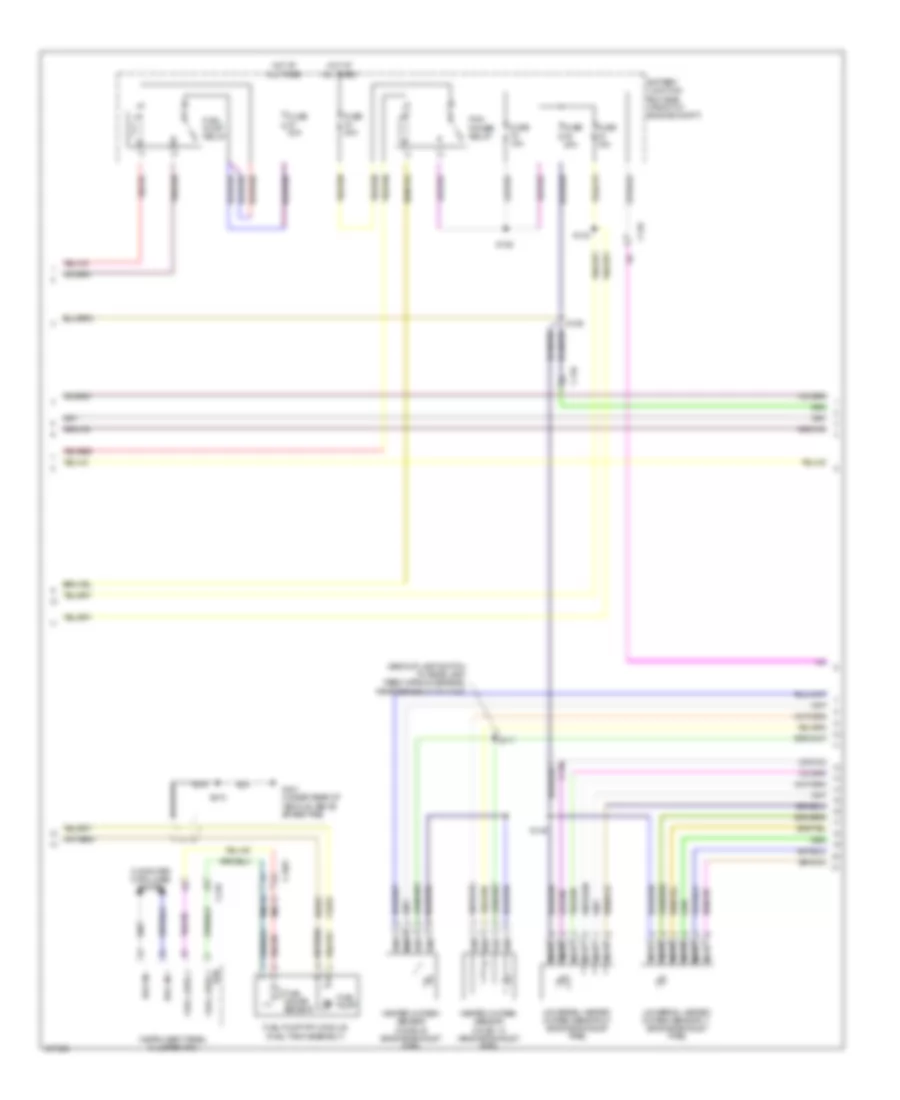 5.0L Flex Fuel, Engine Performance Wiring Diagram (3 of 6) for Ford F-150 FX2 2014